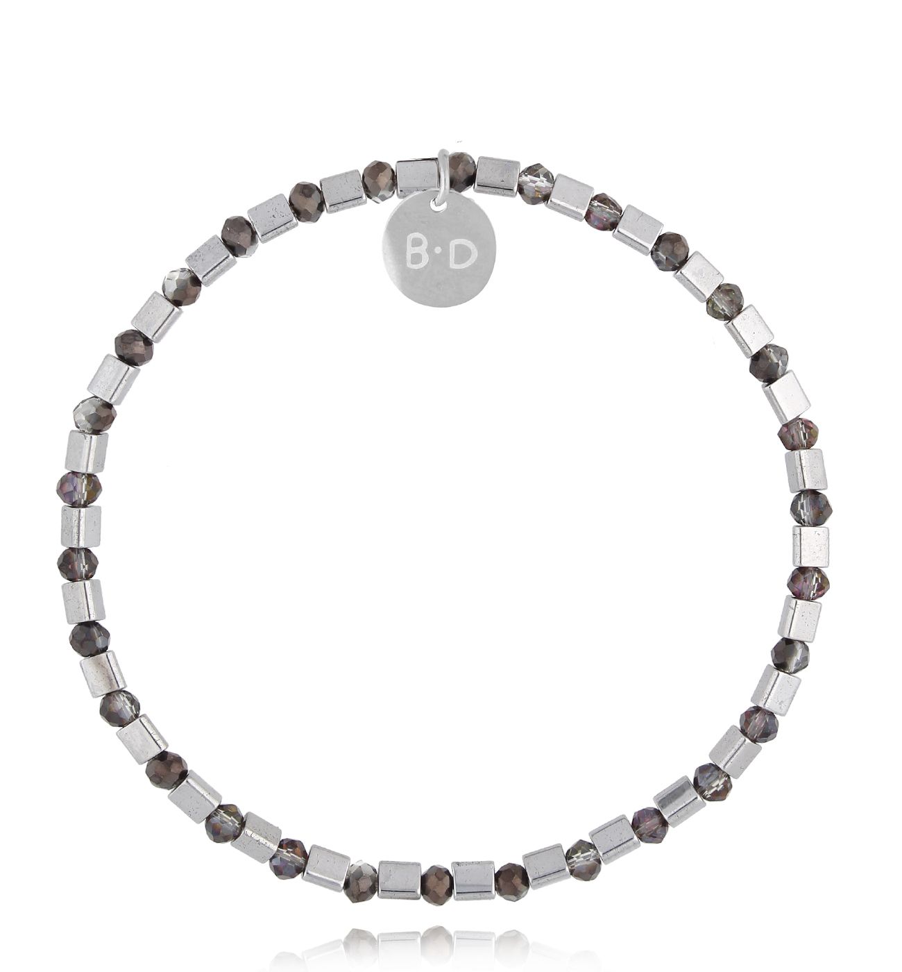 Bransoletka ze srebrnymi hematytami Jaca - By Dziubeka