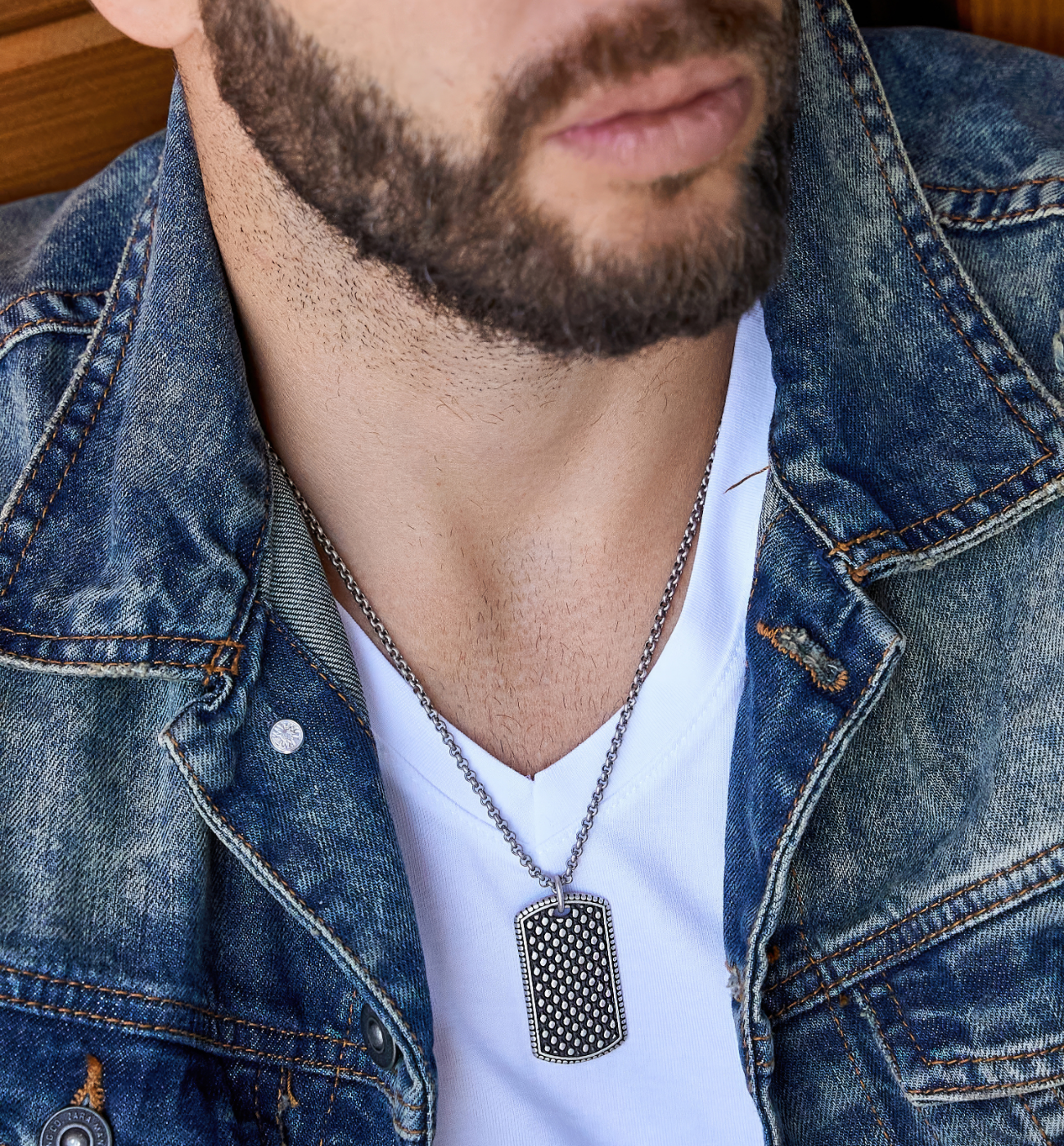 Naszyjnik męski nieśmiertelnik Otkel NMITC0149