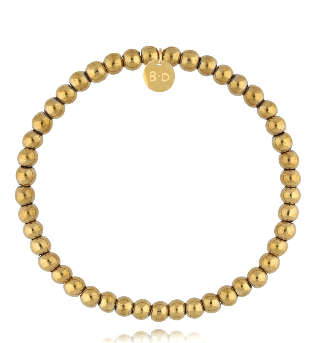 Bransoletka z hematytami złota męska Ameriga BTW2582