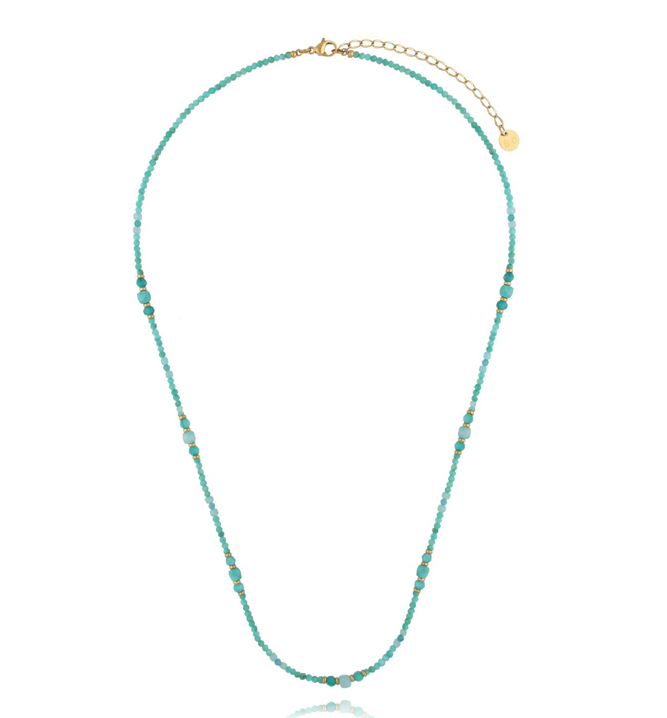 Naszyjnik z amazonitami NTW1409