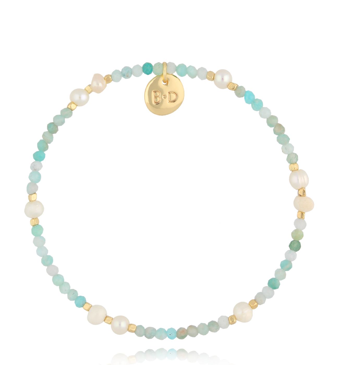 Bransoletka z amazonitami Little Elite BTW2026