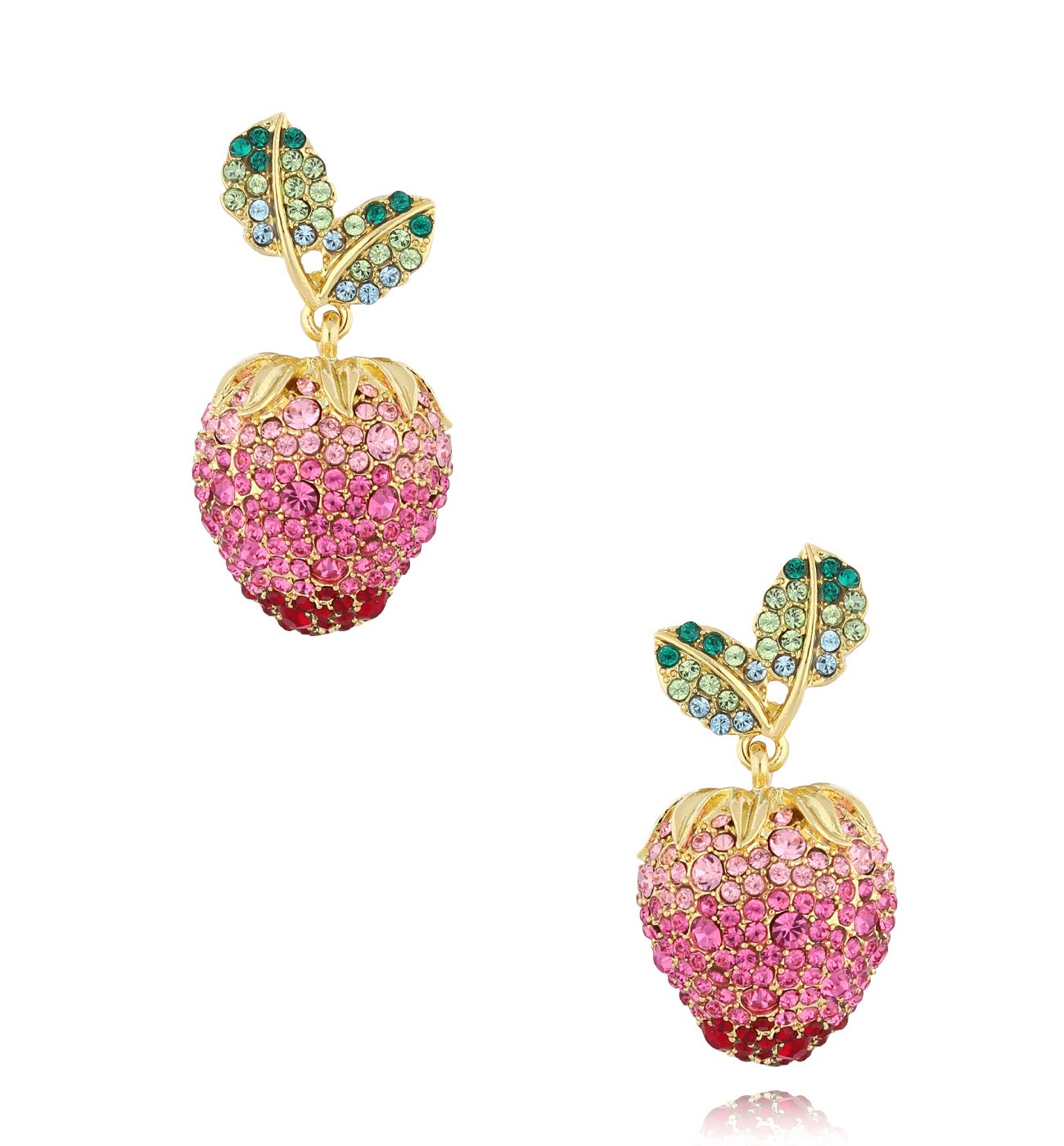 Kolczyki fuksjowe jabłka Apples KSS1415