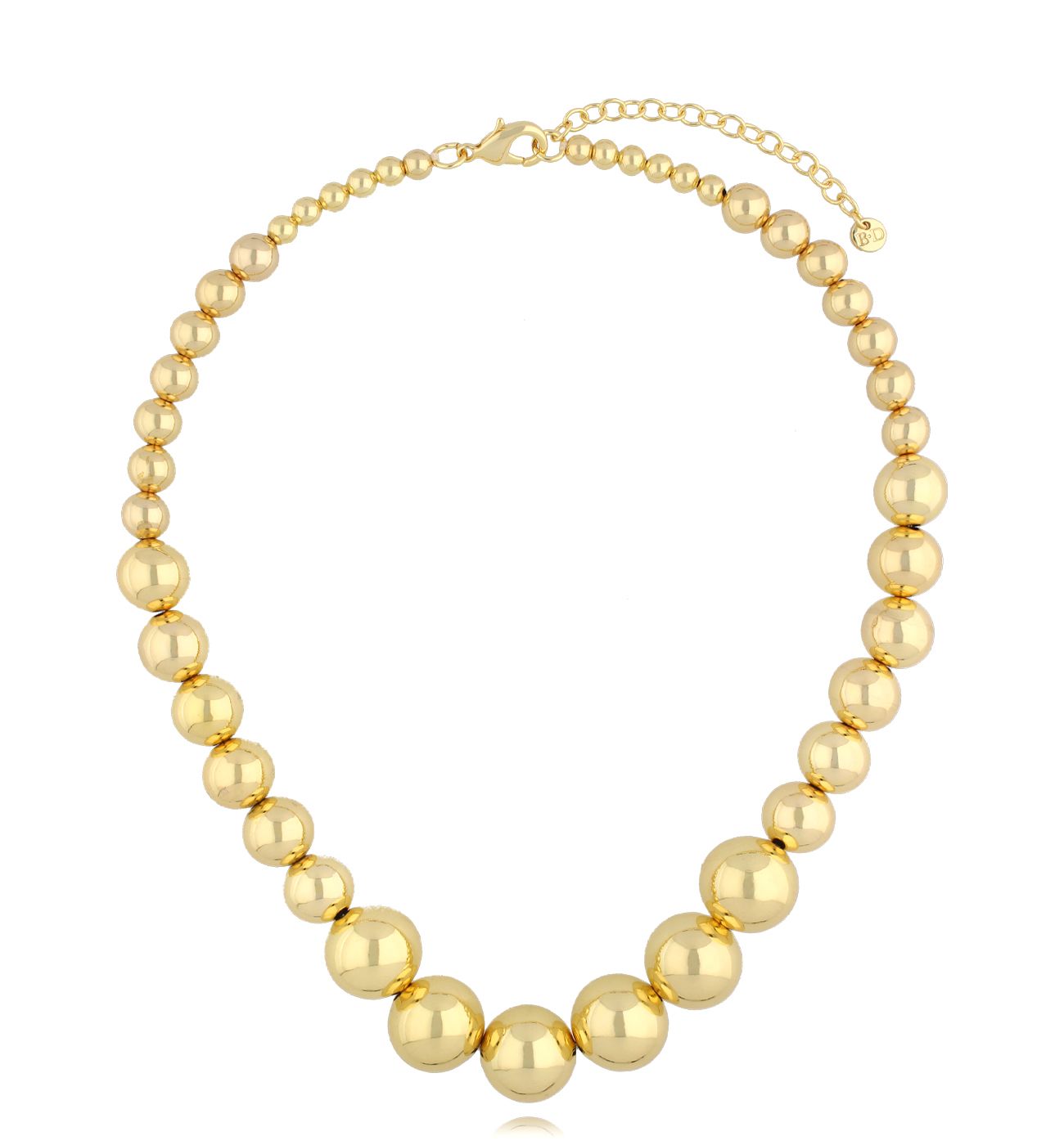 Naszyjnik złoty z kulkami - By Dziubeka