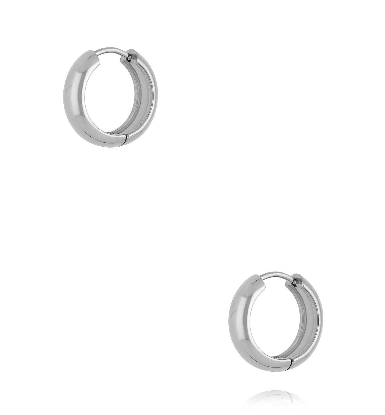 Kolczyki koła srebrne KSY0417 - By Dziubeka