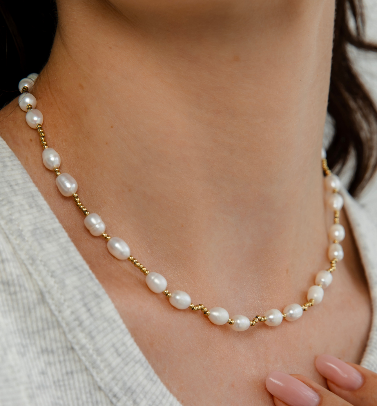 Naszyjnik z perłami Starry Gleam NPE0226