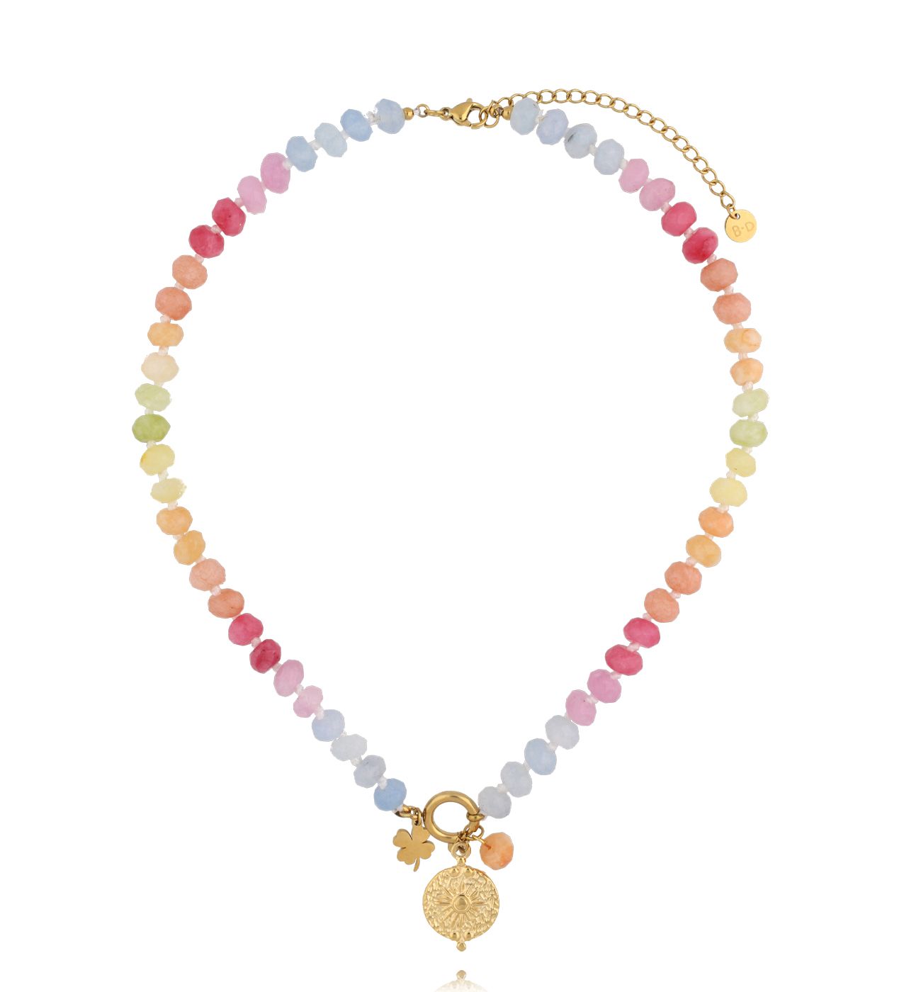 Naszyjnik w pełni tęczowych barw NPA1379