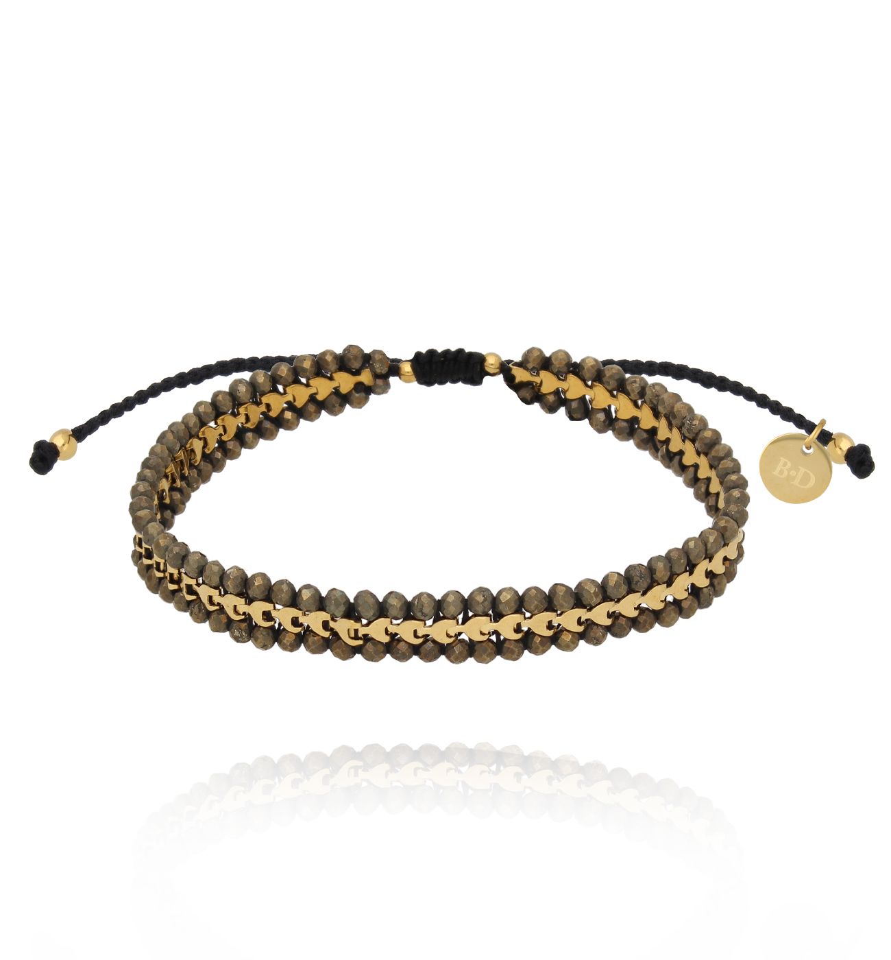 Bransoletka z pirytami BSC2169