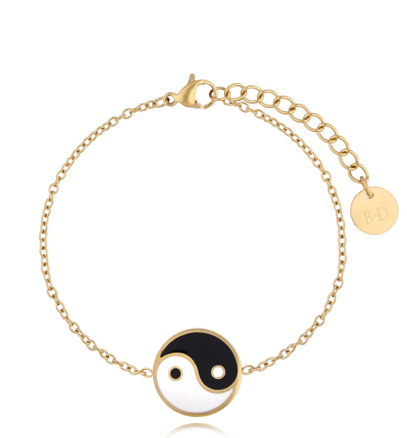 Bransoletka złota Yin and yang BSA0411