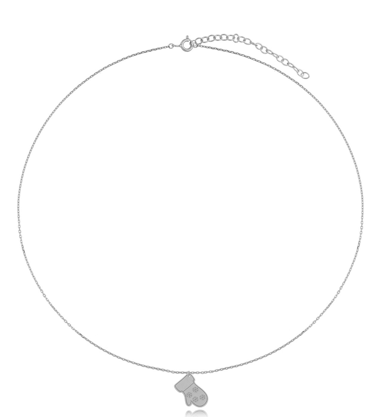 Naszyjnik srebrny I love winter NSE0127