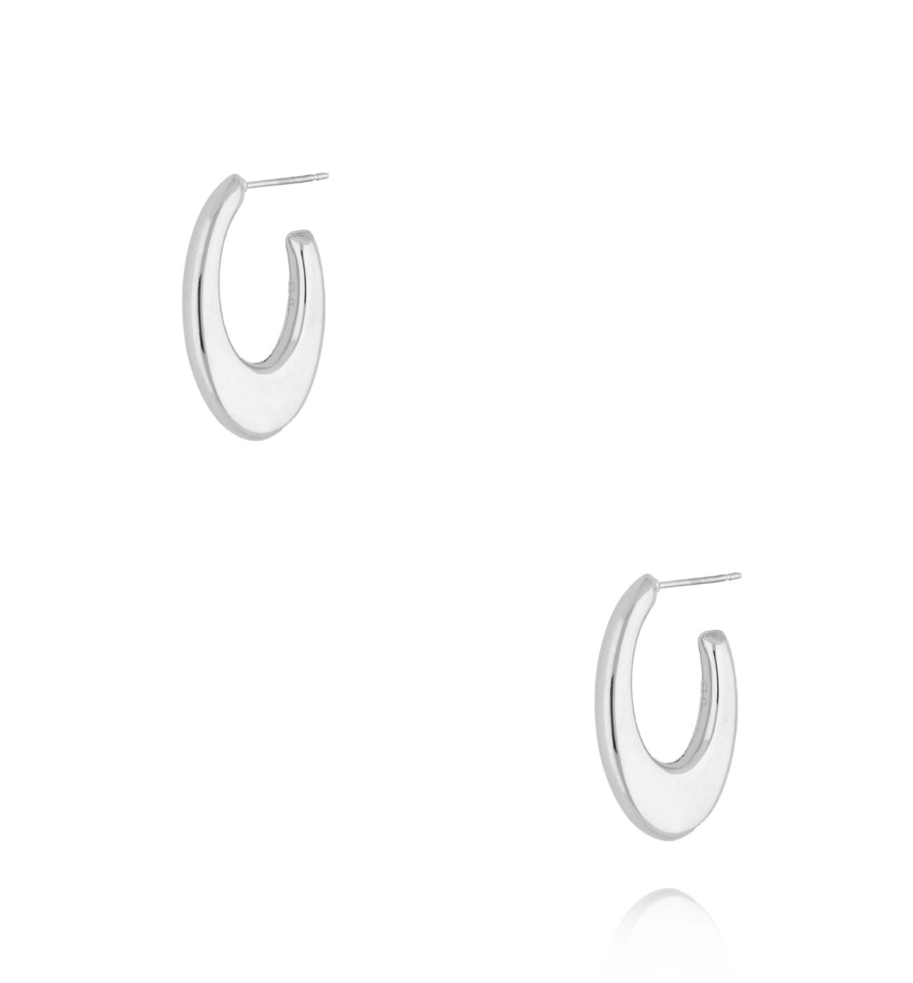 Kolczyki srebrne dmuchane Gros - By Dziubeka