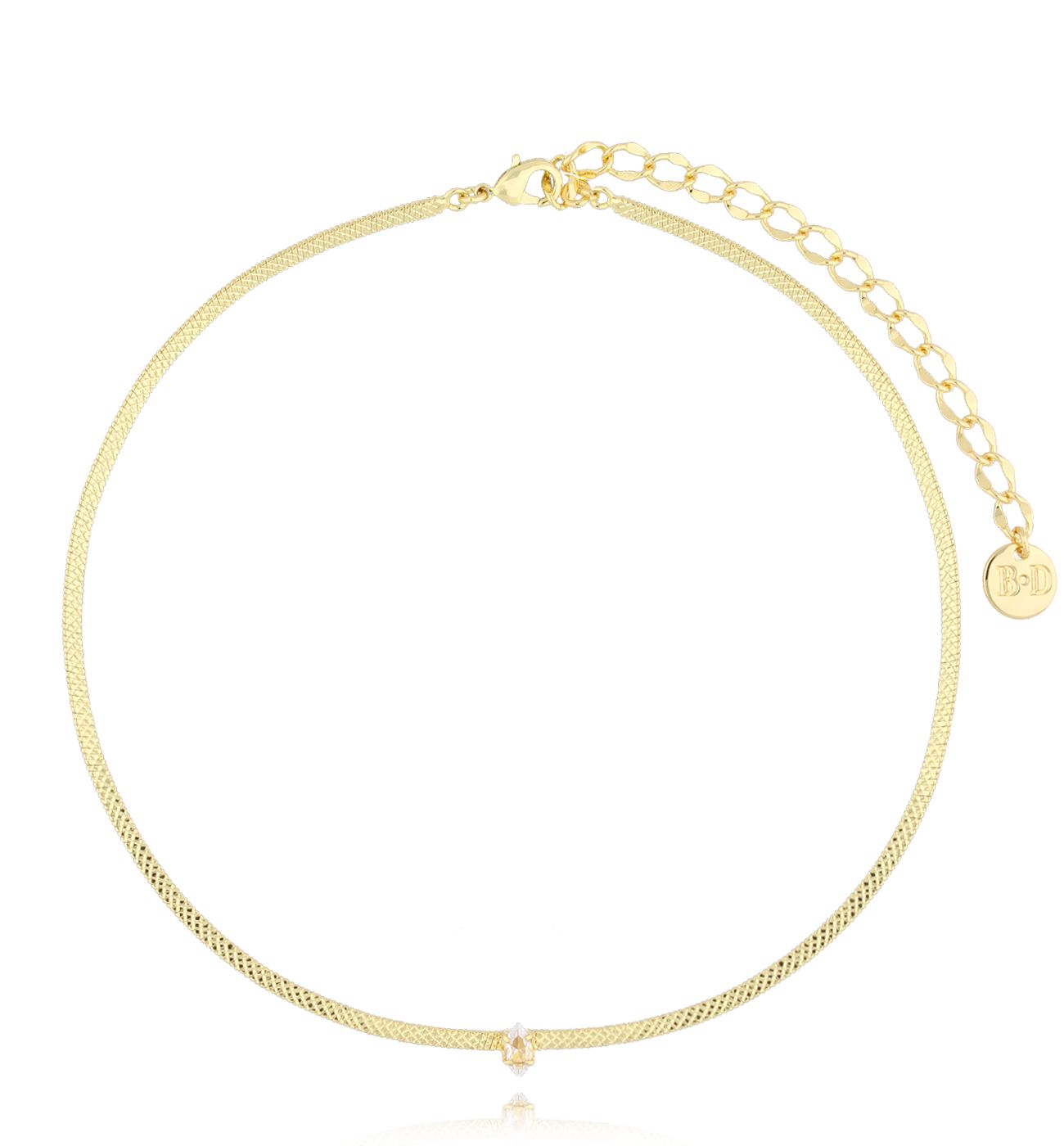 Naszyjnik złota żmijka mini Gentle NS0240