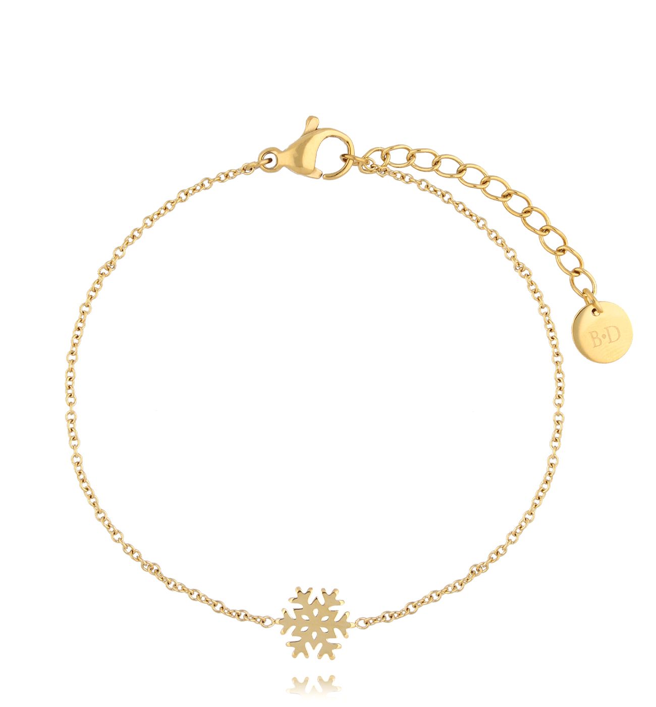 Bransoletka złota ze śnieżynką Lapland BSA0503