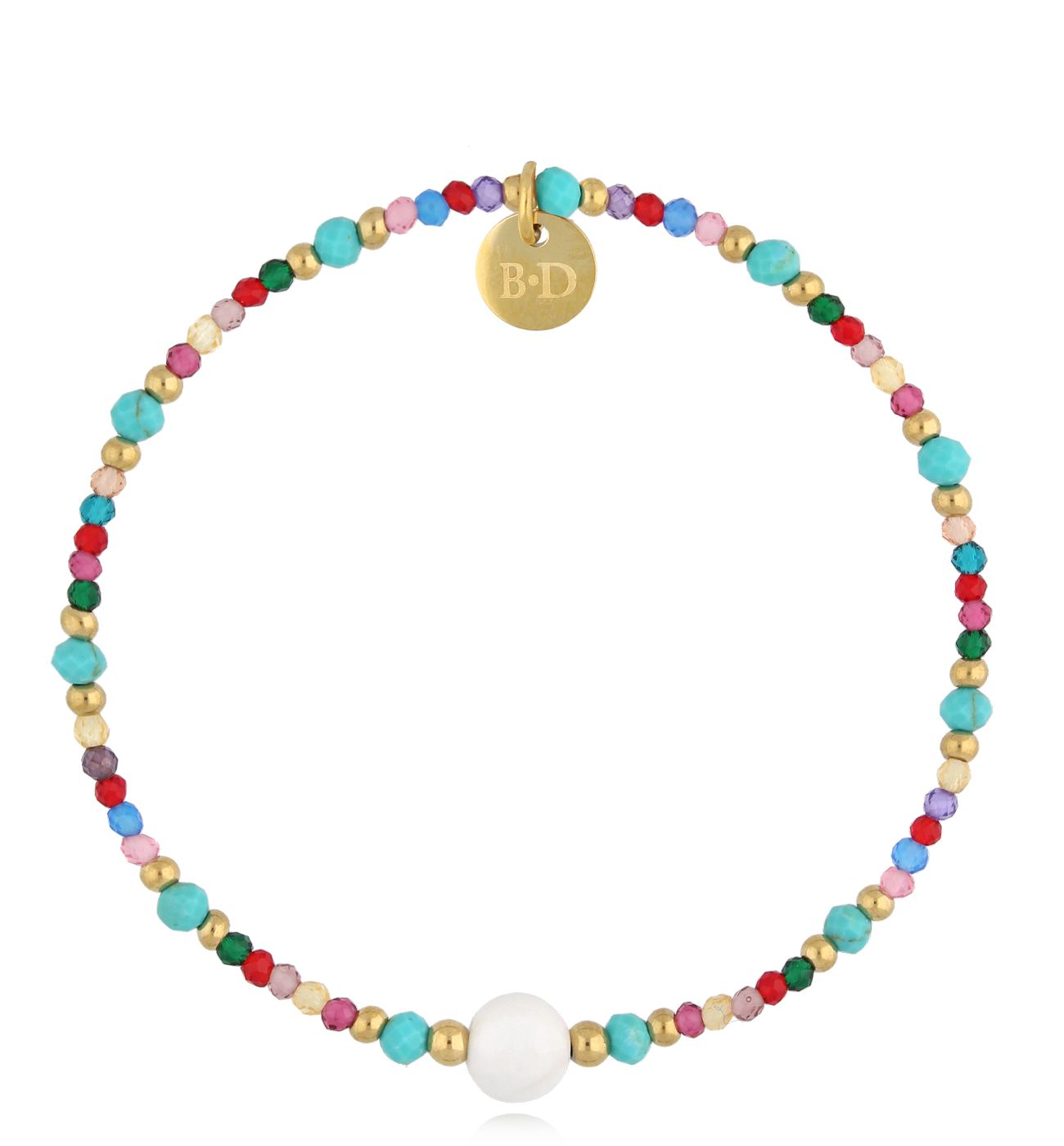 Bransoletka z niebieskimi agatami Zuhra BSC1664