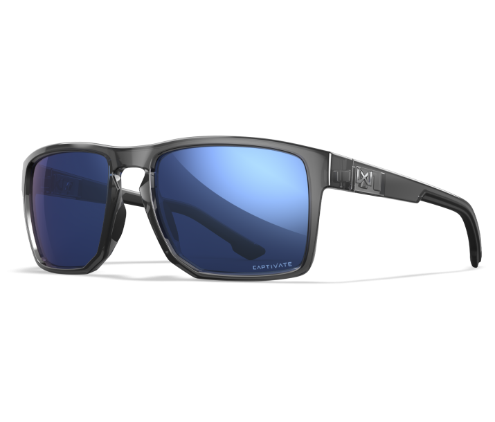 Wiley X Okulary Captivate FOUNDER Polaraized Blue Mirror