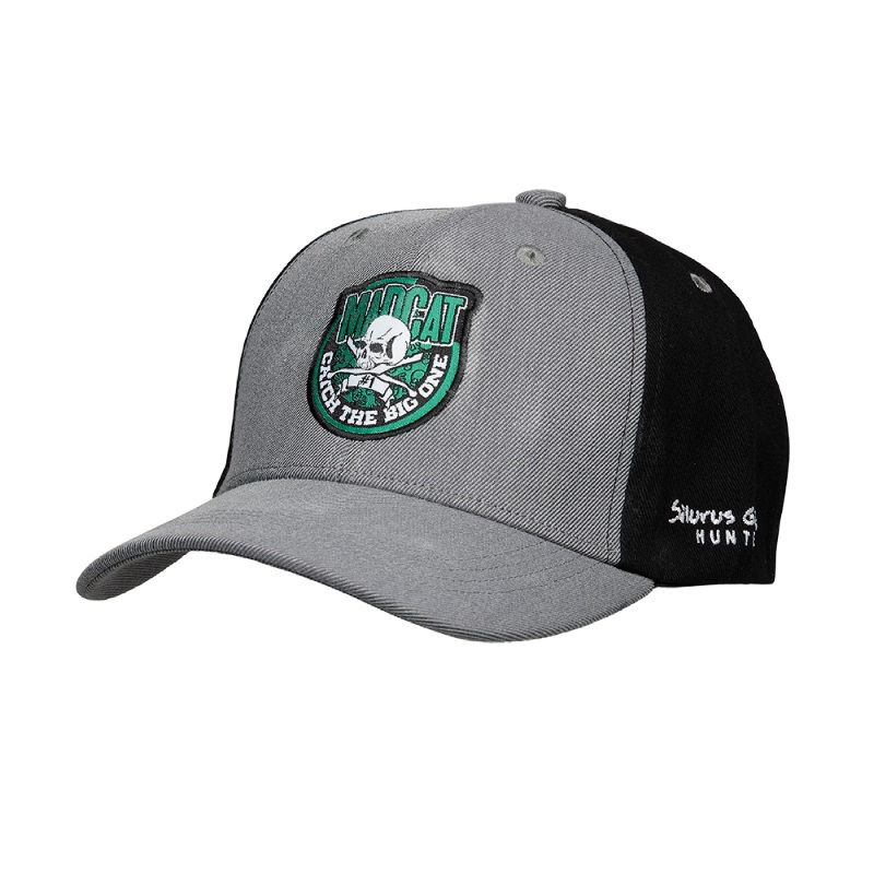 Madcat Czapka Skull Badge Grey Melange