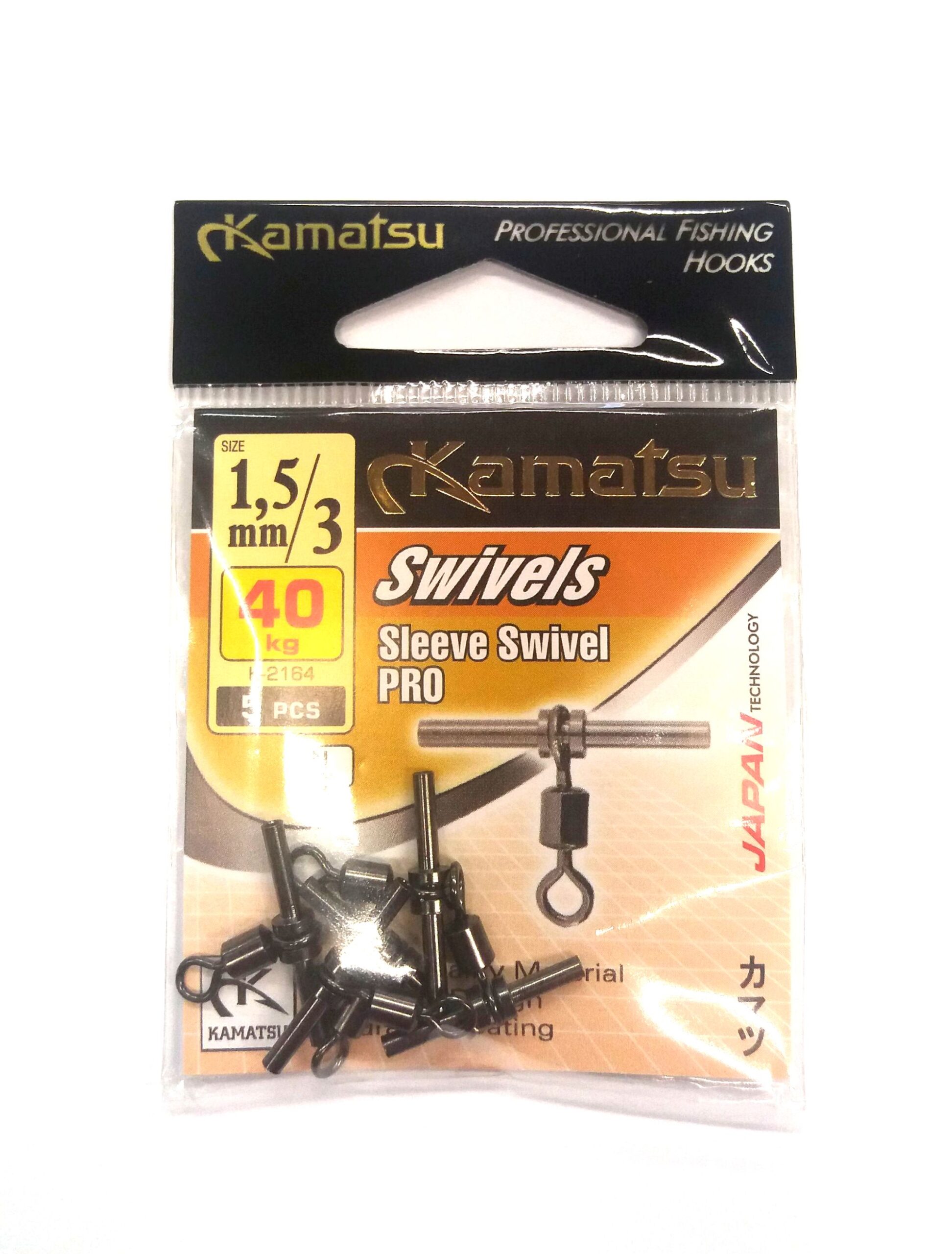 Kamatsu Krętlik Z Tulejką Przelotową K-2164 2,0mm Nr2/0