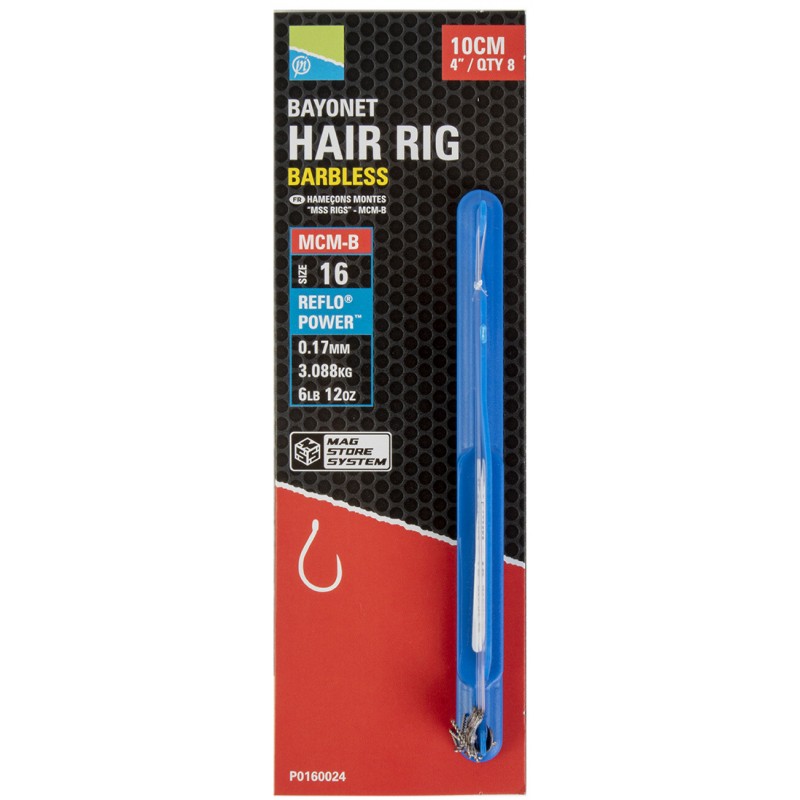 Preston Przypony Z Igłą MCM-B Bayonet Hair Rigs Nr16