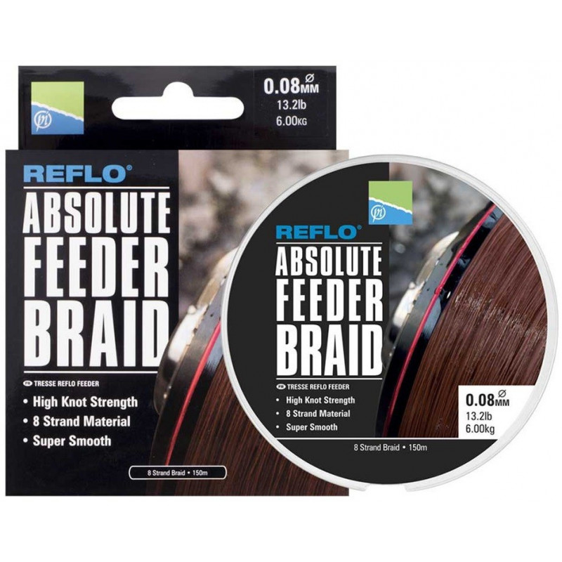 Preston Plecionka Absolute Feeder Braid 150m 0,08mm