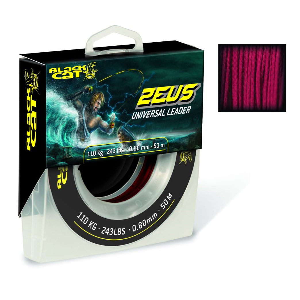 Black Cat Plecionka strzałowa Zeus 1,10mm czerwona