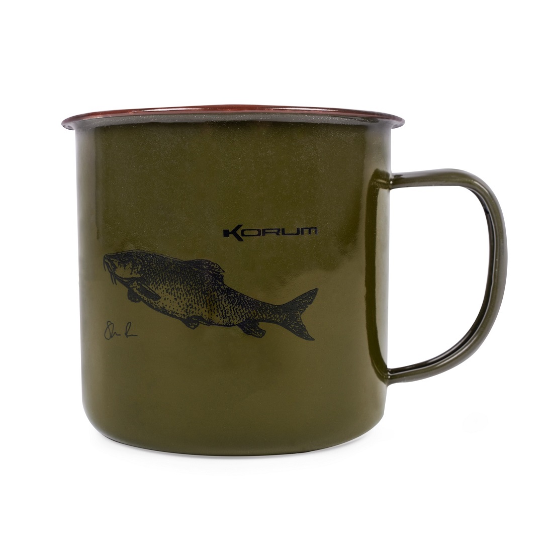 Korum Kubek Classic Enamel Mug Barbel 330ml