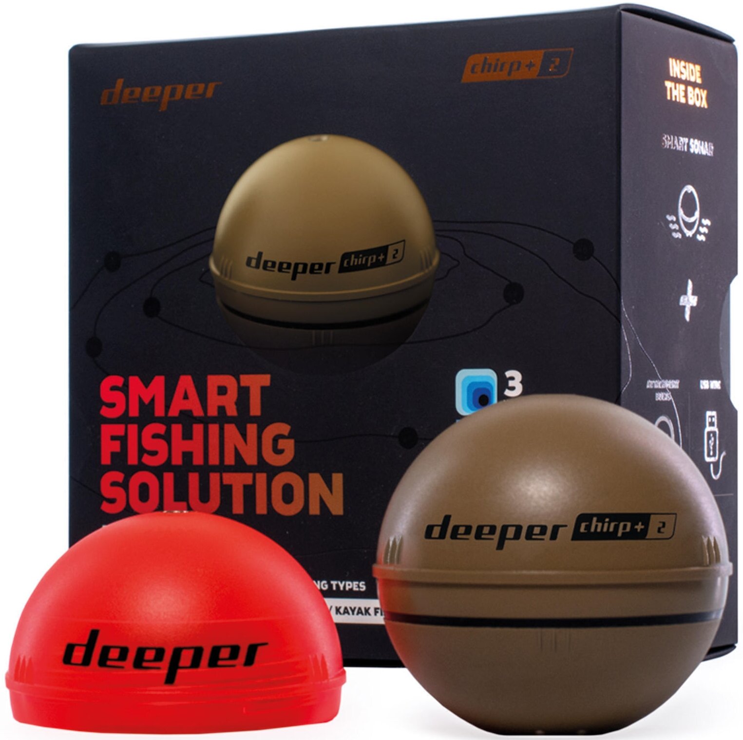 Deeper Echosonda Smart Sonar Chirp+ 2