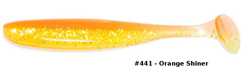 Keitech Guma Easy Shiner 4'' 10cm Orange Shiner