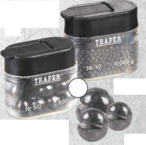 ŚRUT ZAWODNICZY TRAPER (DOZA) 0-1,56g