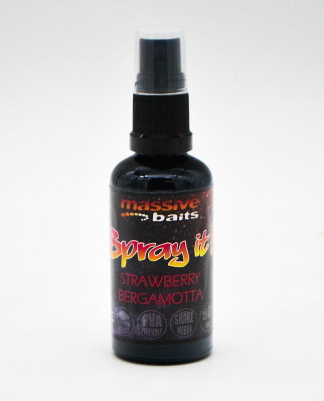Massive Baits Spray It Strawberry Bergamotta 50ml