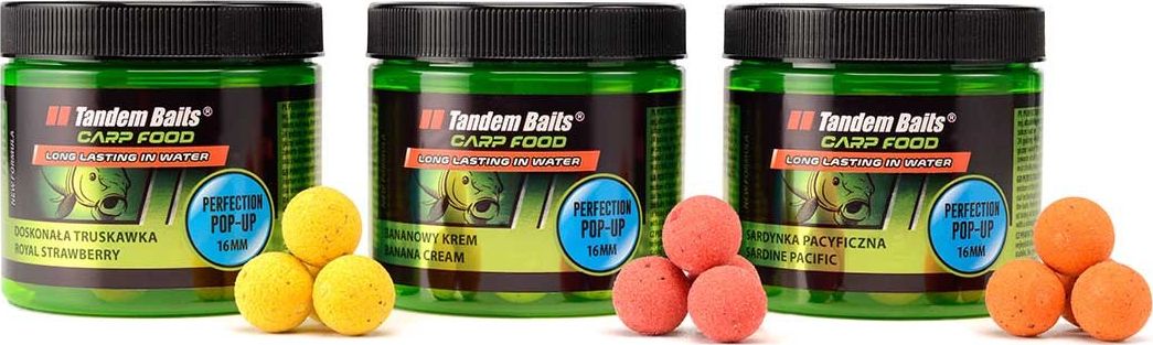 Tandem Baits Kulki Proteinowe Carp Food Perfection Pop-Up 16mm Słodka Kukurydza