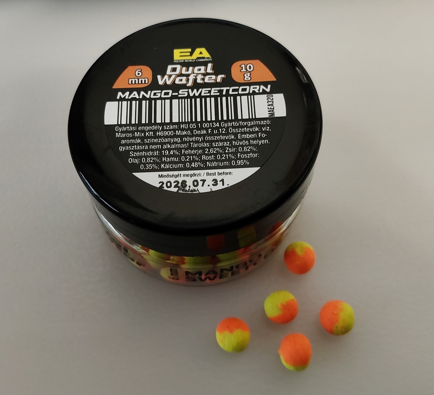 Maros Kulki Proteinowe EA Dual Wafter Mango Kukurydza 6mm