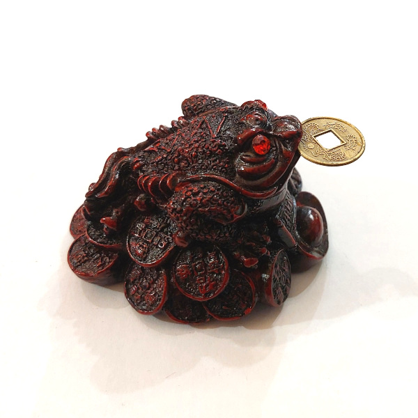 Żaba pieniężna 01 (kolor brązowy)