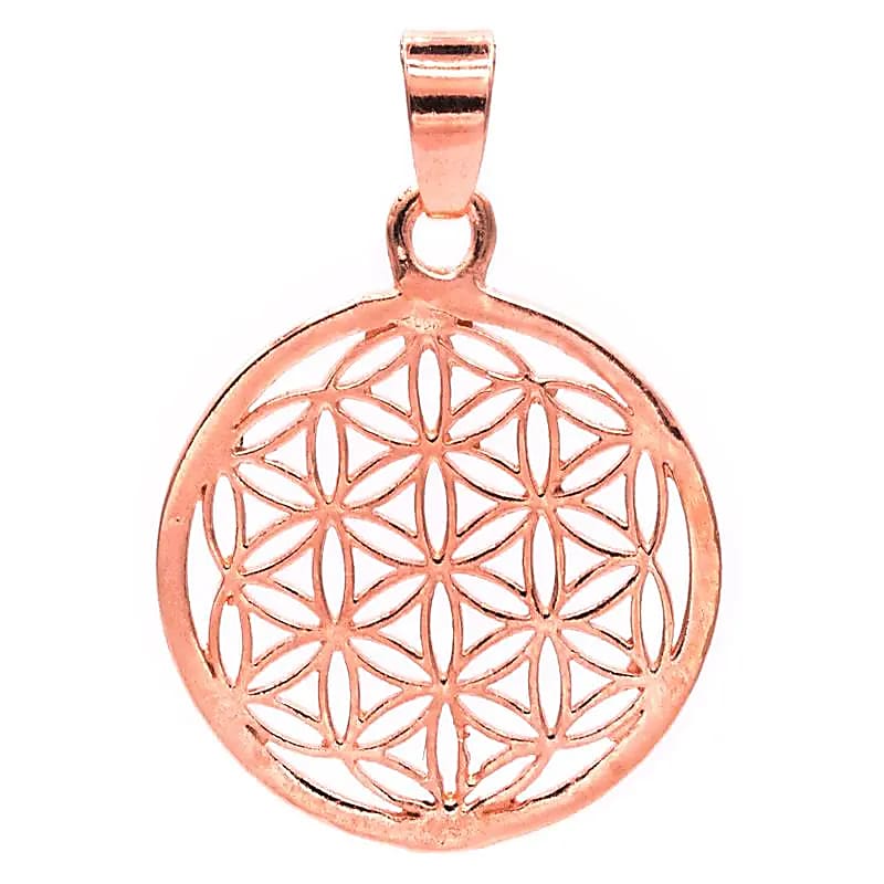 Kwiat Życia (mosiądz - kolor miedziany)