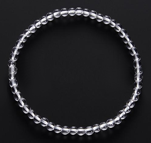 Bransoletka z kamieni - Kryształ Górski (kulka 4 mm)