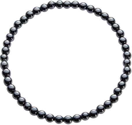 Bransoletka z kamieni - Hematyt (kulka 4 mm)