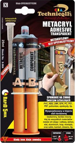 TECHNICQLL KLEJ METAKRYLOWY 25ML - Petrostar