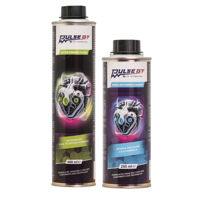 PULSE GT GASOLINE POWER CLEANER 250ML + ESTER ENGINE FLUSH 400ML - Petrostar