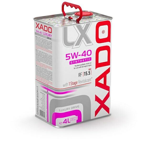 XADO LUXURY DRIVE 5W40 + 1STAGE REVITALIZANT 4L - Petrostar