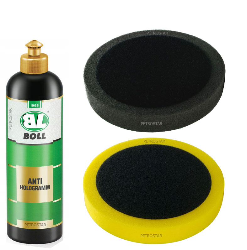 BOLL ANTI HOLOGRAMM 250ML + GĄBKI ŚREDNIA I MIĘKKA - Petrostar