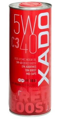 XADO ATOMIC OIL C3 RED BOOST 5W40 1L - Petrostar