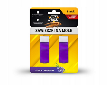 NO PEST ŚRODEK NA MOLE ZAWIESZKA DO SZAFY LAWENDA 2SZT - Petrostar