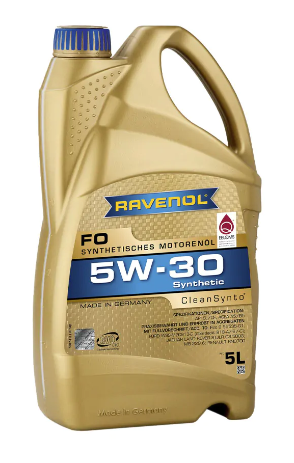 RAVENOL CLEANSYNTO FO 5W30 5L - Petrostar