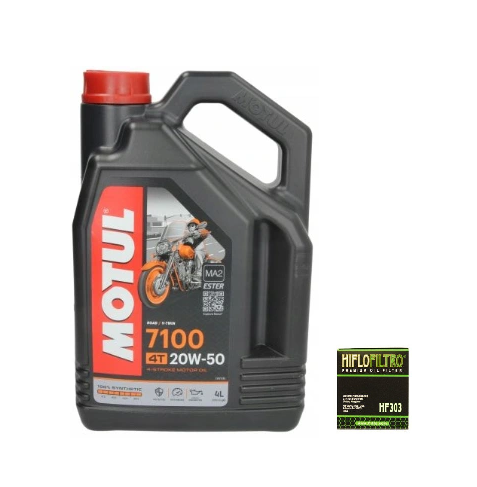 MOTUL 7100 4T 20W50 4L FILTR HIFLO - Petrostar