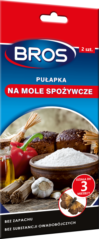 BROS PUŁAPKA FEROMONOWA NA MOLE SPOŻYWCZE 1SZT - Petrostar