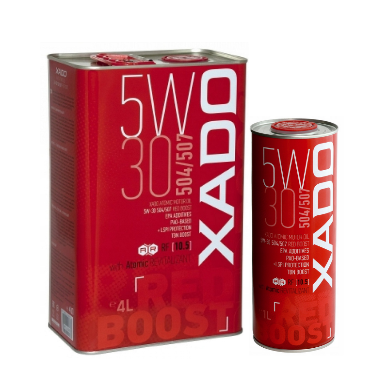 XADO ATOMIC OIL RED BOOST 5W30 504 507 5L - Petrostar