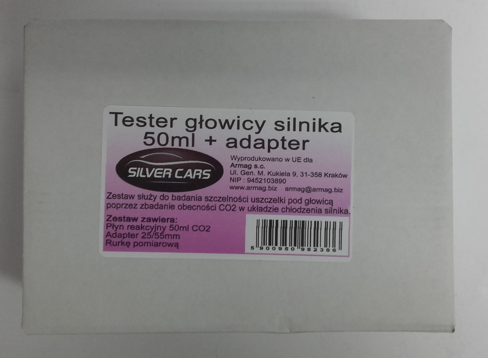 SILVER CARS TESTER SZCZELNOŚCI GŁOWICY 50ML - Petrostar