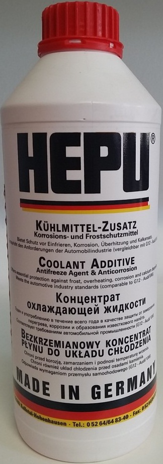 HEPU KONCENTRAT DO CHŁODNIC G12 1.5L - Petrostar