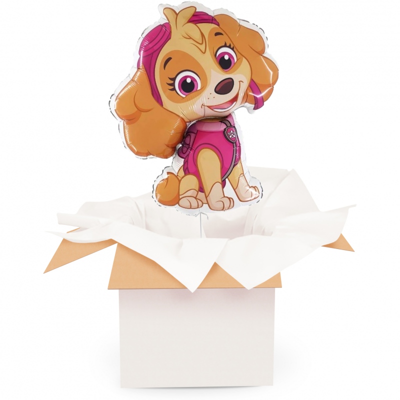 Psi Patrol Skye 80 cm - Balon z helem