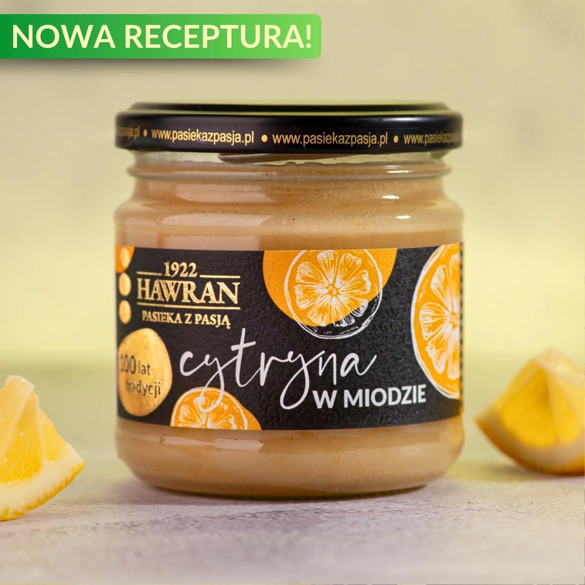 Cytryna w miodzie wielokwiatowym 240g - Pasieka z Pasją Hawran