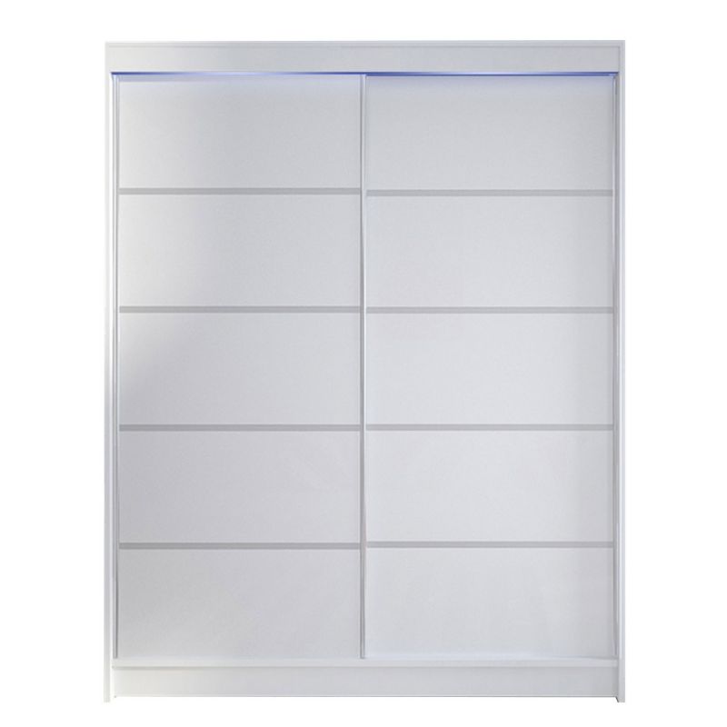 Szafa MIRJAN 24 z drzwiami przesuwnymi Camino IV z oświetleniem RGB biały 1 szt.