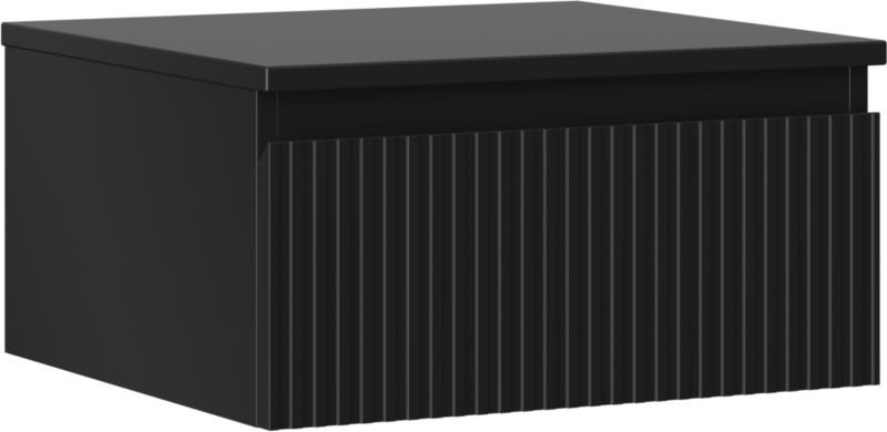 Szafka łazienkowa podumywalkowa Mexen Rivel czarny mat 50 cm 1 szuflada 1 szt.